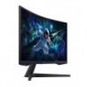 LCD Monitor SAMSUNG LS27CG552EUXEN 27" Gaming/Curved Panel VA 2560x1440 16:9 165 Hz Matte 1 ms Height adjustable Colour