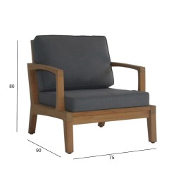 Armchair MALDIVE teak