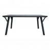 Table CASPER 160x90H73cm, grey