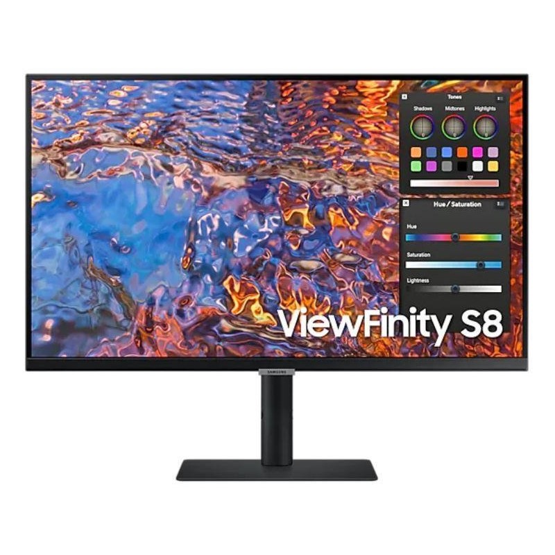 LCD Monitor SAMSUNG ViewFinity S8 27" Business/4K Panel IPS 3840x2160 16:9 60Hz 5 ms Swivel Pivot Height