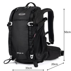 Matkaseljakott RG Wetlina 30L Black