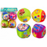 Set of Soft Balls Colorful Educational Rattle Balls 4 pcs.
