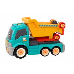 Cartoon Tipper Truck Turning DIY Turquoise