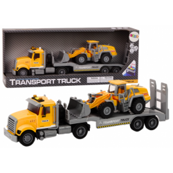 Lora Truck Excavator Lights Sounds Drive Yellow