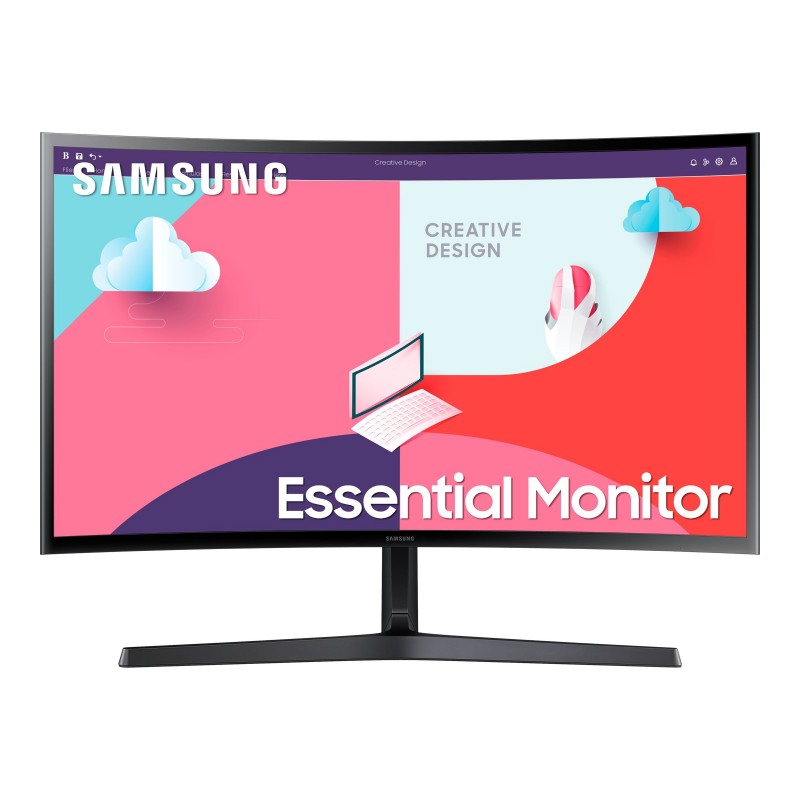 Samsung Curved Monitor LS24C366EAUXEN 24 " VA 16:9 75 Hz 4 ms 1920 x 1080 pixels 250 cd/mu00b2 HDMI