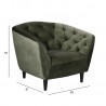 Armchair RIA forest green