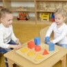 MASTERKIDZ Educational Chalkboard Learning Puzzle Shapes
