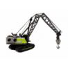 Crawler Crane Metal Hook Crane 1:55 Black and Green