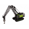 Crawler Crane Metal Hook Crane 1:55 Black and Green