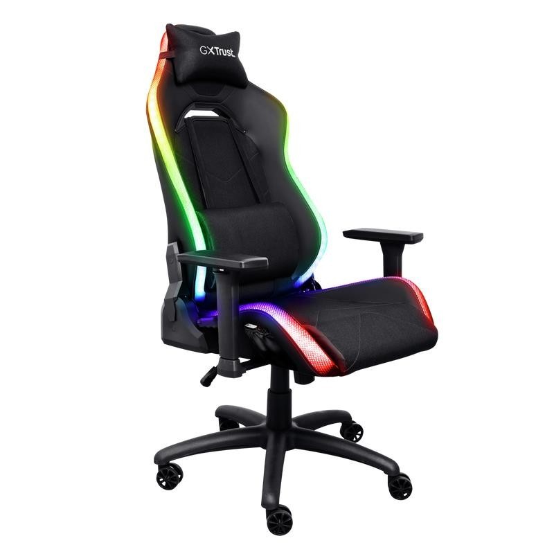 TRUST GAMING CHAIR GXT 719 RUYA RGB/BLACK 25185