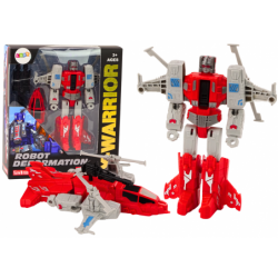 Robot-Helicopter 2in1 Transformation X-Warrior Red