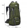 Backpack RG Trekking 60 (50L + 10L) Khaki Green