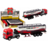 Truck With Trailer TIR Tanker 1:24 Car Truck Red Sounds