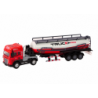 Truck With Trailer TIR Tanker 1:24 Car Truck Red Sounds