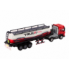 Truck With Trailer TIR Tanker 1:24 Car Truck Red Sounds