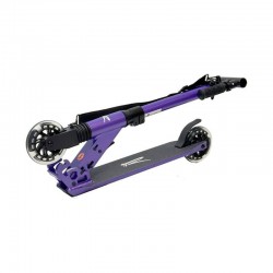 Foldable Scooter Rideoo 120 City Purple with LED wheels