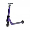 Foldable Scooter Rideoo 120 City Purple with LED wheels