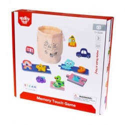 TOOKY TOY Sensory toy Memory Shapes 33 pcs. FSC