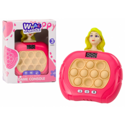 Pop-It Wac A Mole Doll Lights Sounds Pink Game