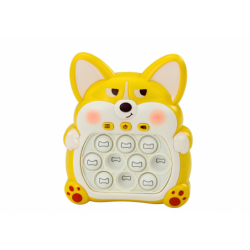 Arcade Game Console Pop-It Fox 7 Game Modes Yellow