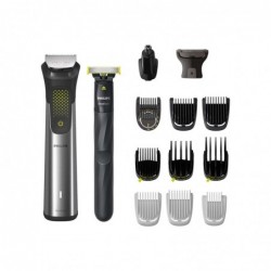 Philips All-in-One Trimmer MG9552/15 Cordless Wet & Dry Number of length steps 27 Silver/Black/Green
