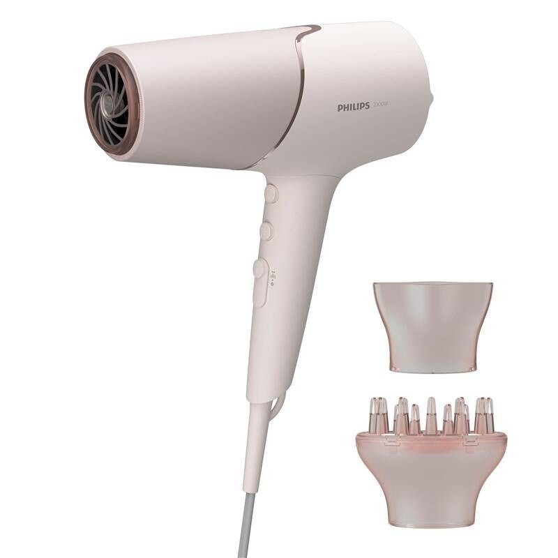 Philips Hair Dryer BHD530/20 2300 W Number of temperature settings 3 Ionic function Diffuser nozzle Pink