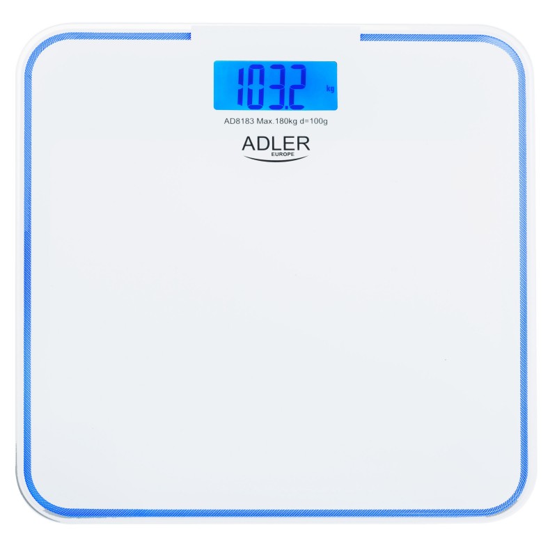 Adler Bathroom Scale AD 8183 Maximum weight (capacity) 180 kg Accuracy 100 g White