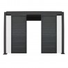 Middle panel of louvers wall for gazebo MIRADOR-111, white