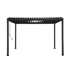 Gazebo MIRADOR-88 3x3m, dark grey