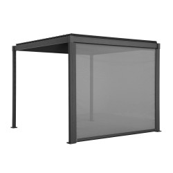 Roll-up screen for gazebo MIRADOR-80 88 3m, grey