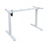 Table leg ERGO LIGHT with 1 motor, white