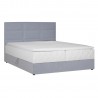 Continental bed LEVI 180x200cm, with mattress, grey