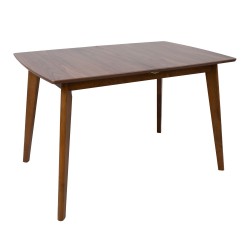 Dining table JESPER 120 160x80xH76cm, walnut