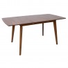 Dining table JESPER 120 160x80xH76cm, walnut