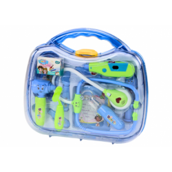Little Doctor Medical Kit In Suitcase Lights Blue Sounds