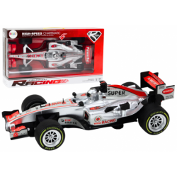 Racer Sports Car With 1:9 Drive Silver Sounds