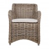 Armchair KATALINA 62x62xH83cm, natural rattan