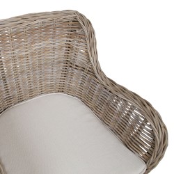 Armchair KATALINA 62x62xH83cm, natural rattan