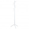 Напольная вешалка BREMEN 51x45xH176см, 8-крючки, материал  дерево, цвет  белый, обработка  лакированный