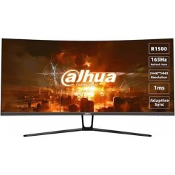 LCD Monitor DAHUA DHI-LM34-E330C 34" Gaming/Curved/21 : 9 Panel VA 3440x1440 21:9 165Hz 1 ms Tilt Colour