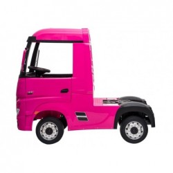 Battery-powered car Mercedes Actros Pink 4x4