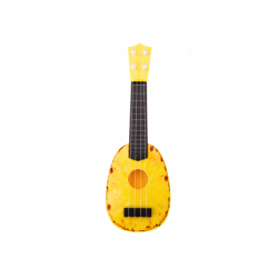 ﻿﻿Ukulele For Children Mini Guitar 4 Strings Pineapple Theme Yellow Guitar 15″