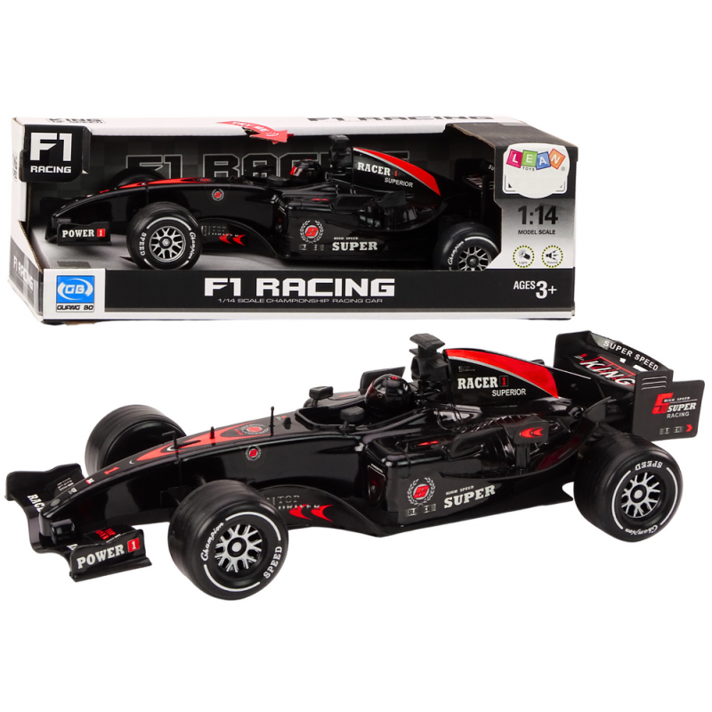 F1 Driven Sports Car Racer 1:14 Black Sounds