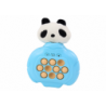 Pop-It Panda Game Plush Blue Arcade Console Pad Vibrations