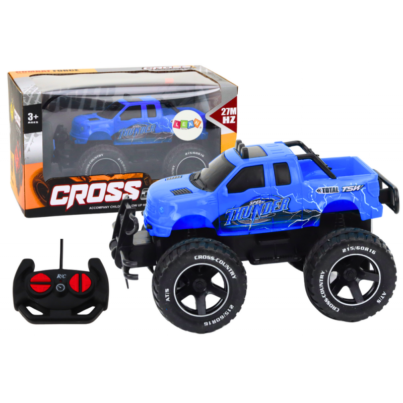 Toy Car Remote Controlled Off-Road Car RC 1:18 Blue