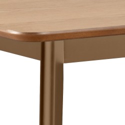 Bar table ROXBY 120x60xH105cm, natural