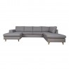 Corner sofa HARALD RC, grey