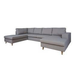 Corner sofa HARALD LC, grey