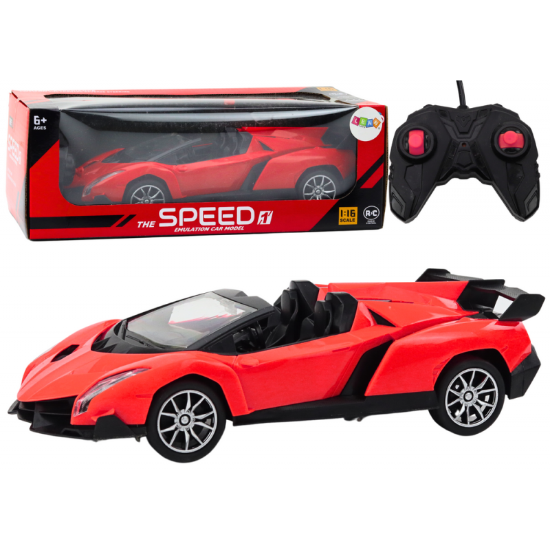Car Remote Controlled Sports Car RC 1:16 Red