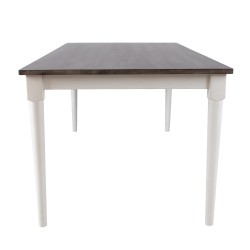 Dining table JANELLE 183x91xH75cm, grey white